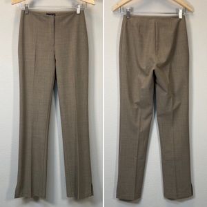 Bebe Vintage 90s Y2K Brown Flat Front Zippered Slacks, Sz 2